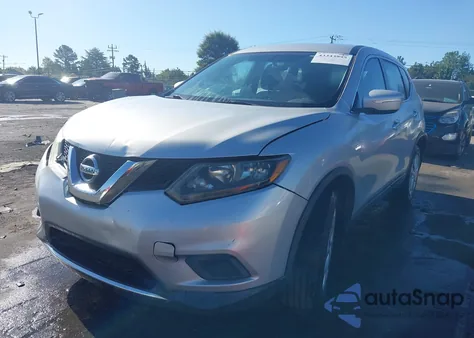 2014 Nissan Rogue S из США, поврежденный, VIN 5N1AT2MT6EC869750